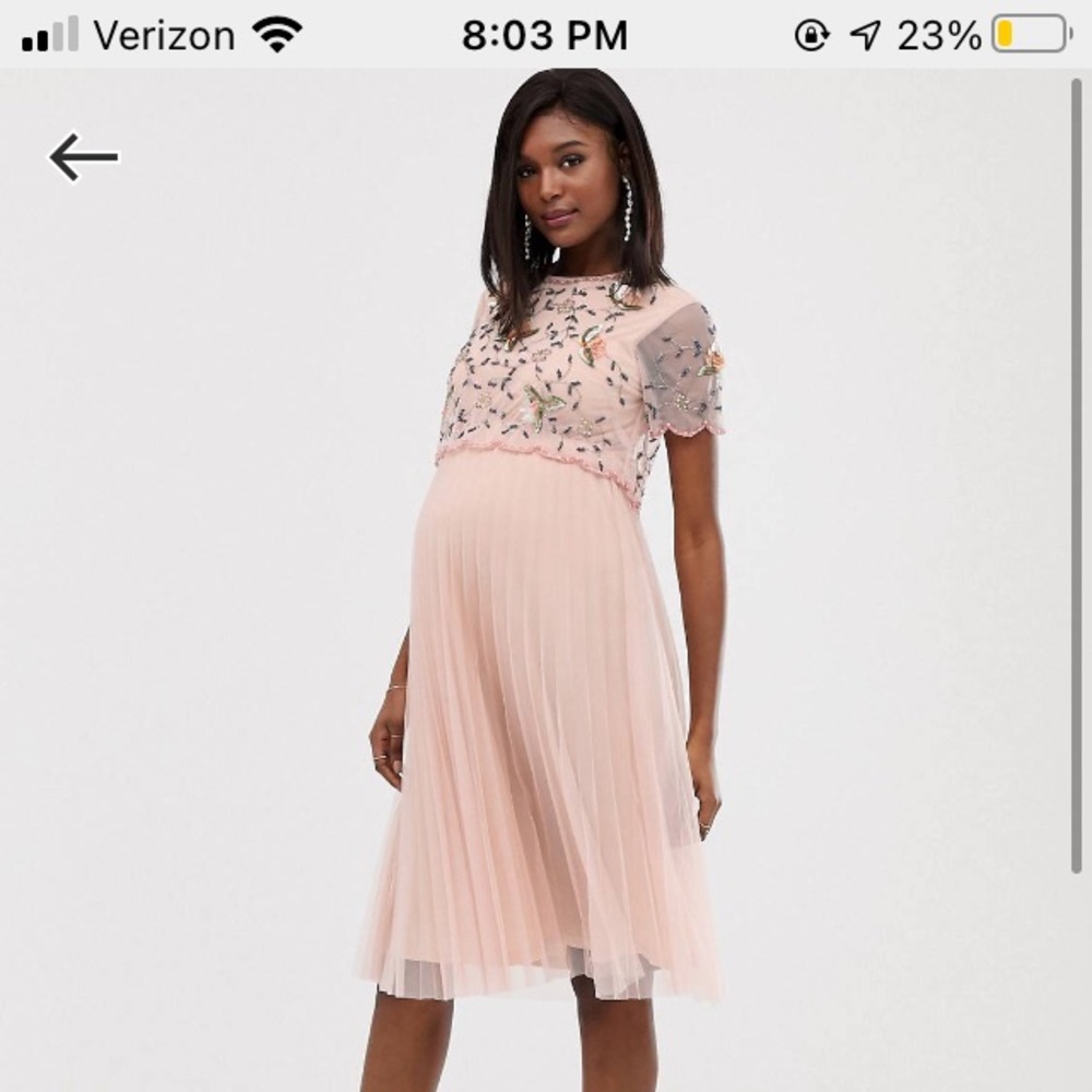 Asos maternity dress *perfect baby shower dress*